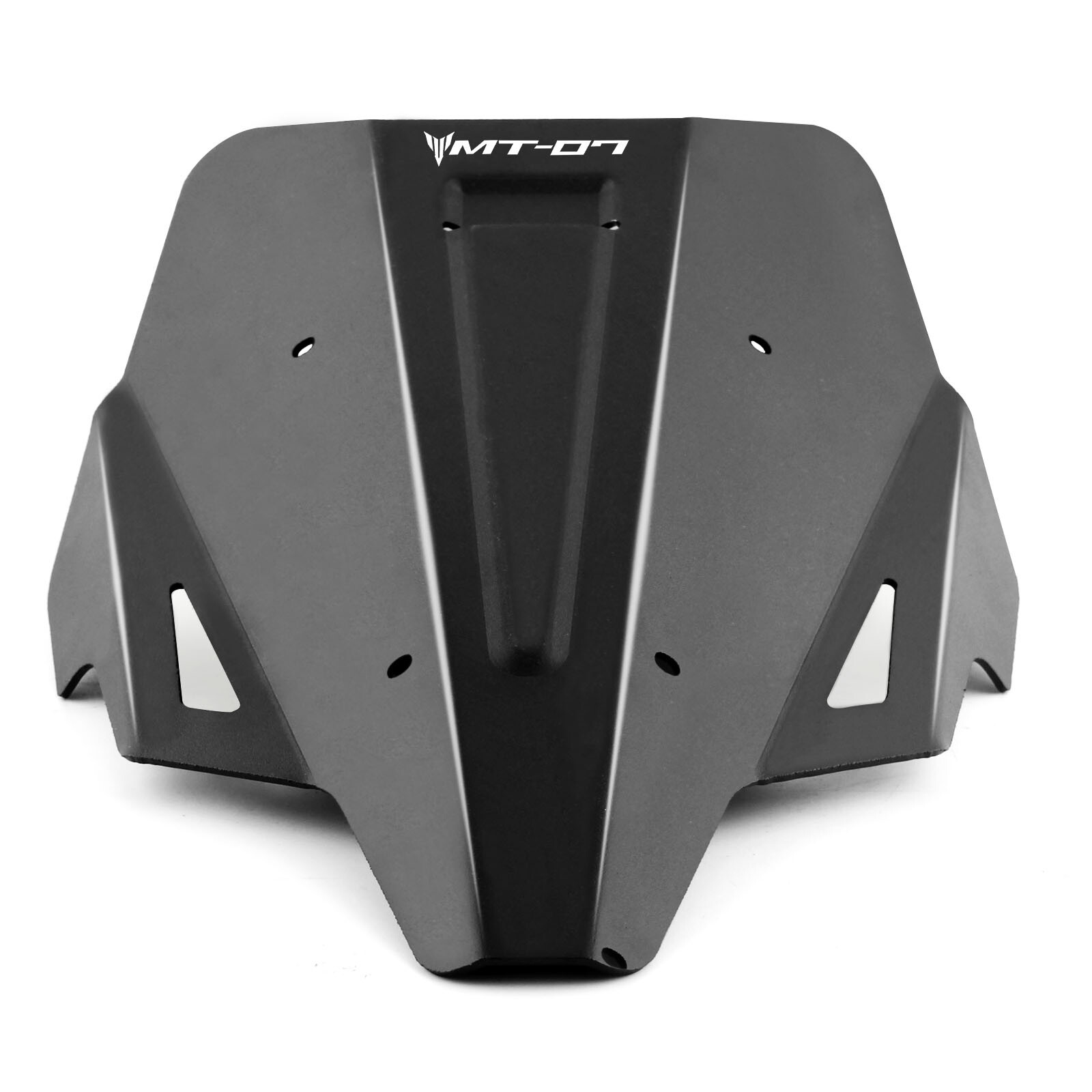 Aluminum Warrior Windshield For 2021-2022 Yamaha MT-07 / FZ-07 – Black, Pre-Drilled