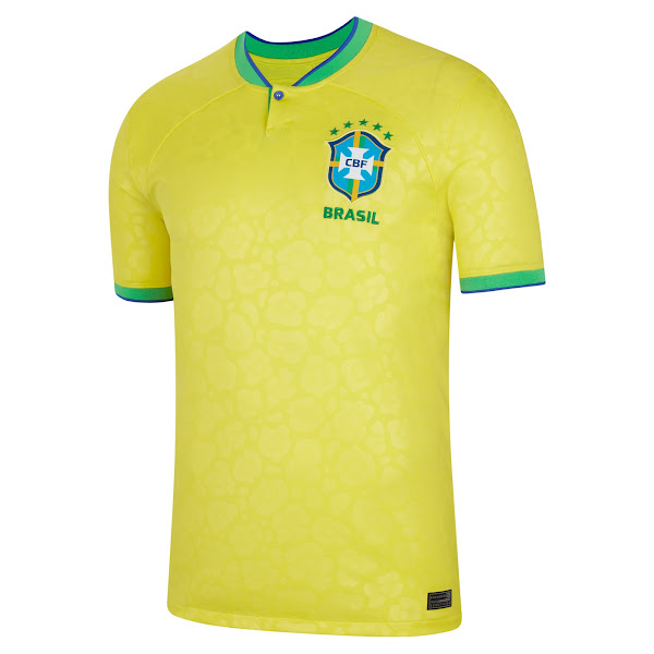Grön Brasilien fotbollströja