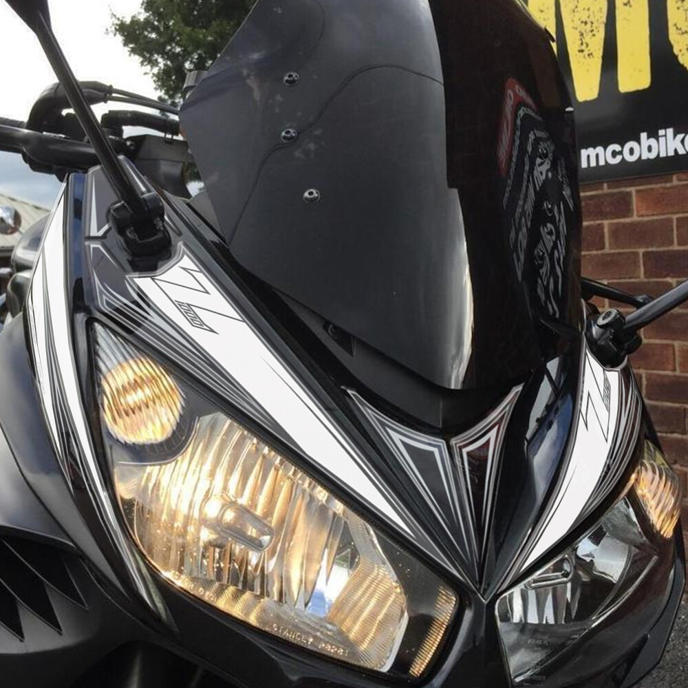 For 2012 Kawasaki Z1000SX Front Fairing Headlight Protector Decal