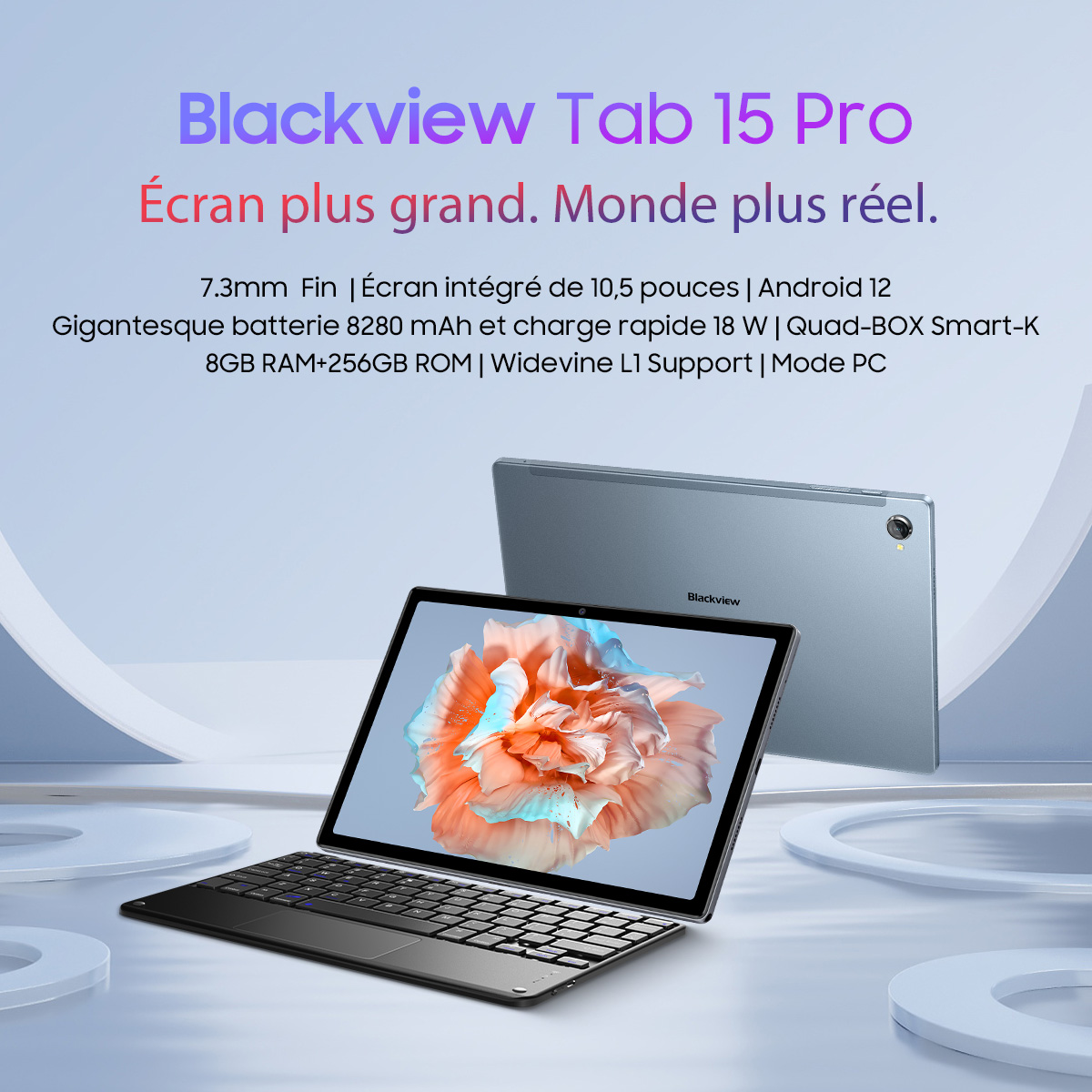 Blackview TAB 15 Pro Android 12 Gaming Android Tablette Tactile