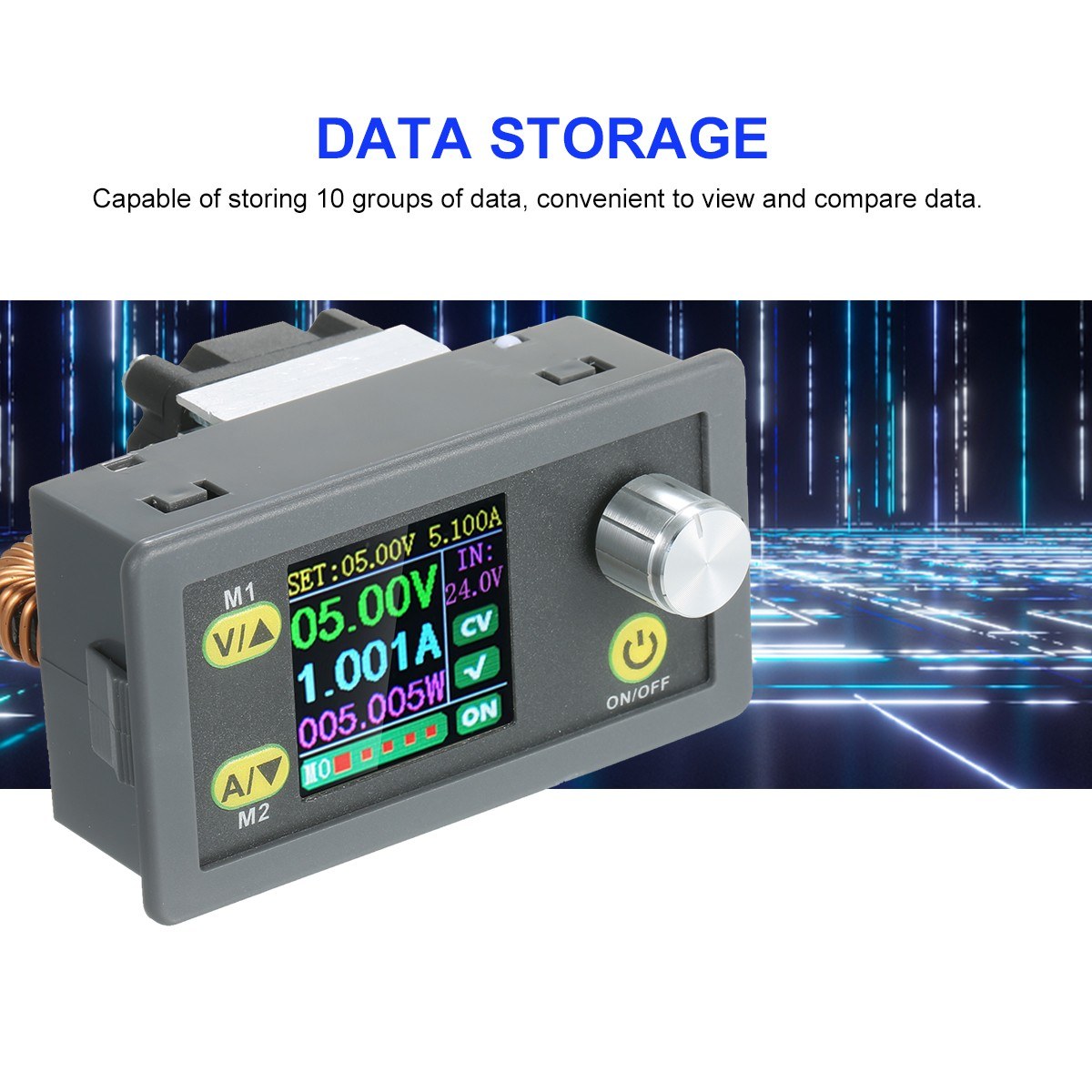 Modul de control digital, Uudeals®, 5A 80W, Sursa de laborator control ...
