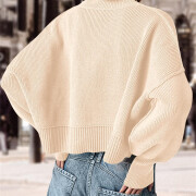 Womens-Cropped-Sweater-Fall-Long-Sleeve-Crop-Pullover-Sweater-Apricot-2