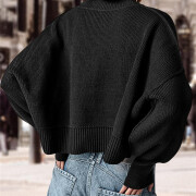 Womens-Cropped-Sweater-Fall-Long-Sleeve-Crop-Pullover-Sweater-Black-2