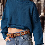 Womens-Cropped-Sweater-Fall-Long-Sleeve-Crop-Pullover-Sweater-Blue-5