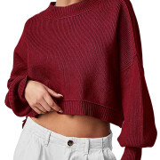 Womens-Cropped-Sweater-Fall-Long-Sleeve-Crop-Pullover-Sweater-Winered-1