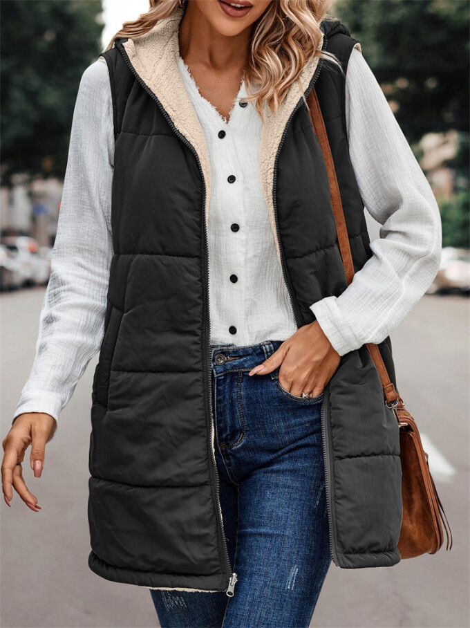 Womens-Winter-Sherpa-Fleece-Long-Vest-Black-5.jpg