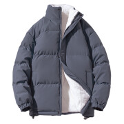 Mens-Sherpa-Lined-Puffer-Jacket-Grey-1