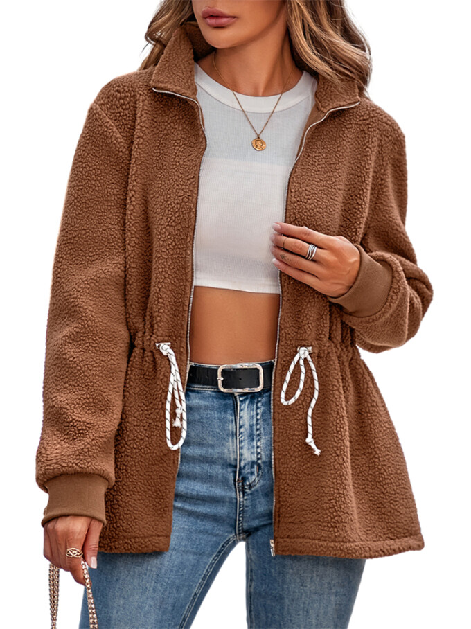 Womens-Fleece-Sherpa-Jacket-Brown-1.jpg