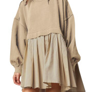 Womens-Oversized-Long-Sleeve-Sweatshirt-Dress-Khaki-1