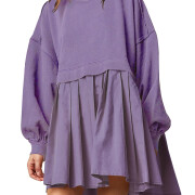 Womens-Oversized-Long-Sleeve-Sweatshirt-Dress-Purple-1