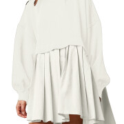 Womens-Oversized-Long-Sleeve-Sweatshirt-Dress-White-1