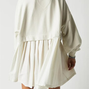 Womens-Oversized-Long-Sleeve-Sweatshirt-Dress-White-2