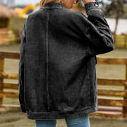 Womens-Oversized-Vintage-Denim-Jacket-Black-2