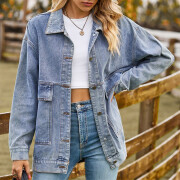 Womens-Oversized-Vintage-Denim-Jacket-Blue-5