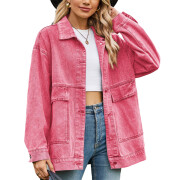 Womens-Oversized-Vintage-Denim-Jacket-Pink-1