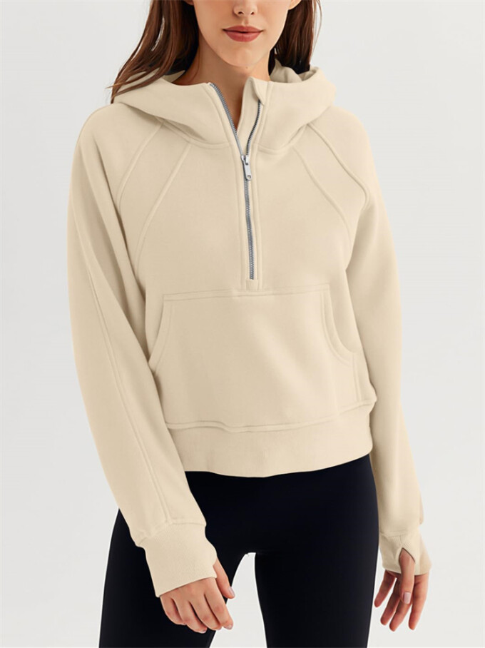 Womens-Cropped-Sweatshirt-Quarter-Zipper-Fleece-Pullover-Hoodies-Apricot-4.jpg