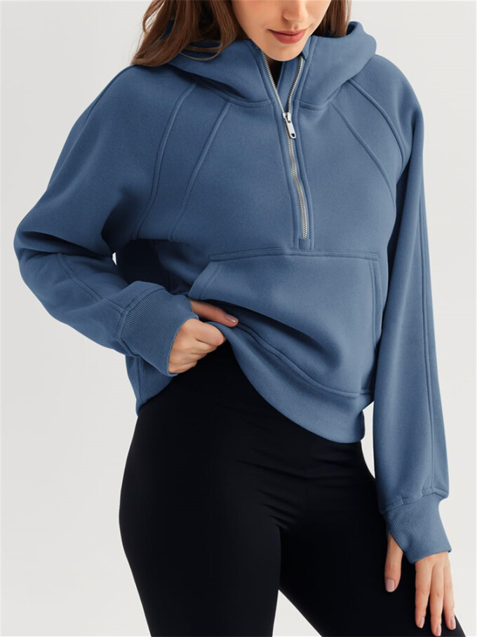 Womens-Cropped-Sweatshirt-Quarter-Zipper-Fleece-Pullover-Hoodies-Blue-3.jpg