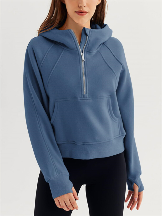 Womens-Cropped-Sweatshirt-Quarter-Zipper-Fleece-Pullover-Hoodies-Blue-4.jpg