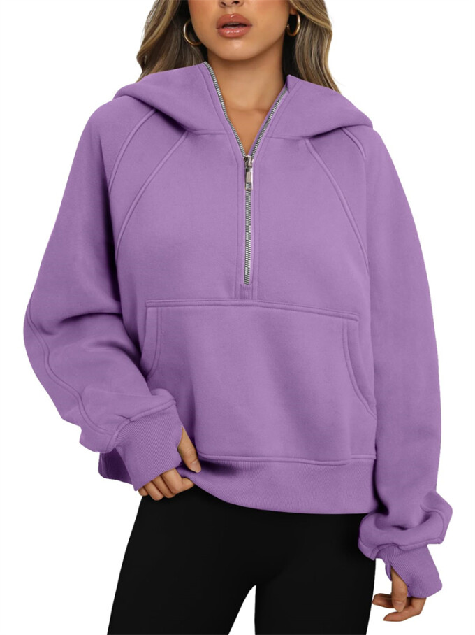 Womens-Cropped-Sweatshirt-Quarter-Zipper-Fleece-Pullover-Hoodies-Purple-1.jpg