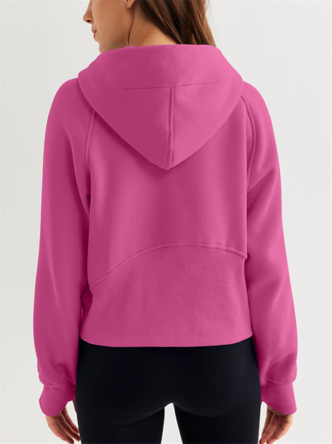 Womens-Cropped-Sweatshirt-Quarter-Zipper-Fleece-Pullover-Hoodies-Rosered-2.jpg