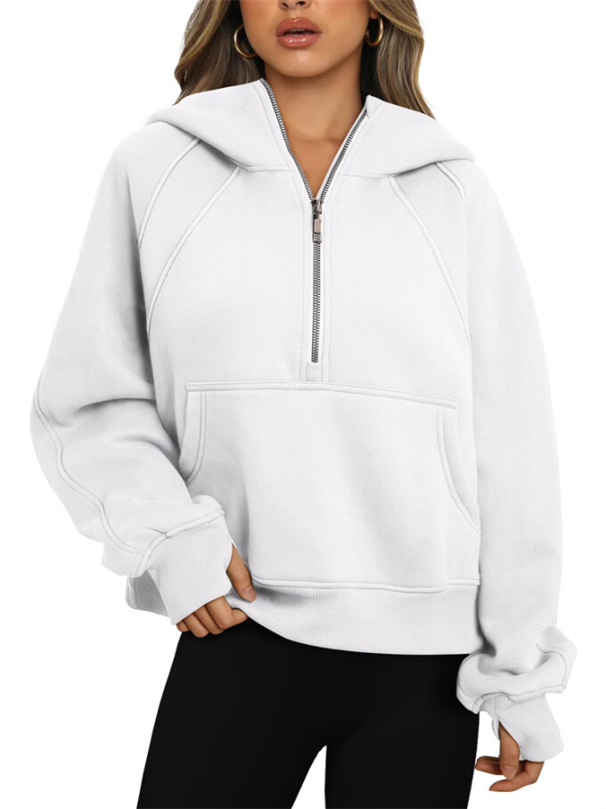 Womens-Cropped-Sweatshirt-Quarter-Zipper-Fleece-Pullover-Hoodies-White-1.jpg