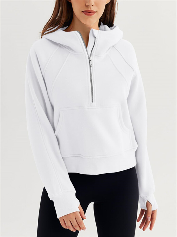 Womens-Cropped-Sweatshirt-Quarter-Zipper-Fleece-Pullover-Hoodies-White-4.jpg