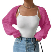 Womens-Long-Sleeve-Cardigan-Shrugs-Pink-1