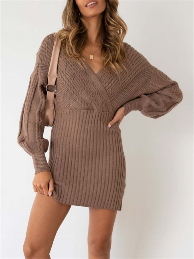 Womens-Long-Sleeve-Knit-Bodycon-Dress-Khaki-3.jpg