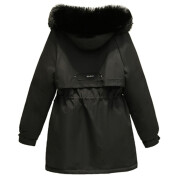 Womens-Winter-Hooded-Puffer-Jacket-Black-7