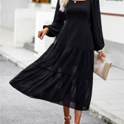 Womens-2023-Long-Sleeve-Maxi-Dress-Black-6