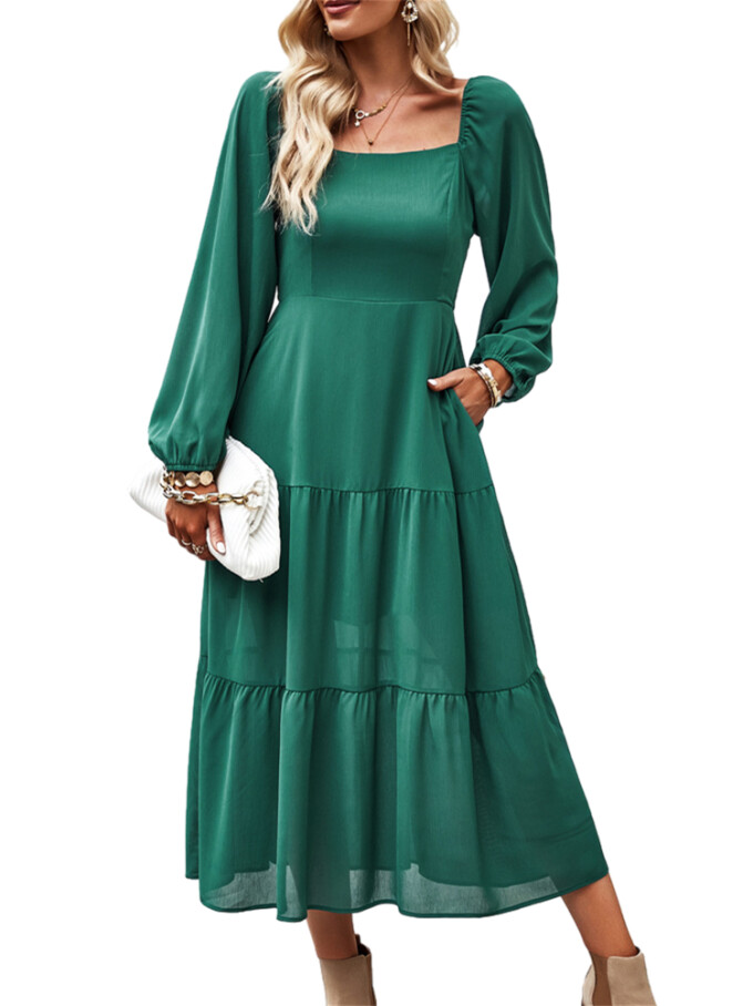 Womens-2023-Long-Sleeve-Maxi-Dress-Green-1.jpg