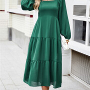 Womens-2023-Long-Sleeve-Maxi-Dress-Green-6