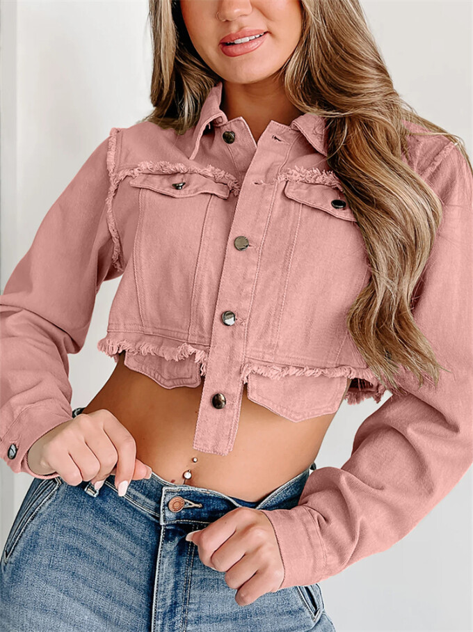 Womens-Crop-Denim-Jacket-Pink-3.jpg