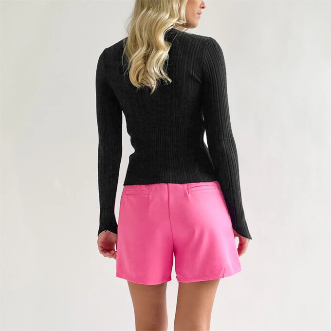 Womens-Mock-Neck-Sweater-Long-Sleeve-Slim-Fitted-Stretch-Ribbed-Knit-Pullover-Jumper-Tops-Black-2.jpg