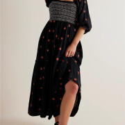 Womens-Floral-Embroidered-Maxi-Dress-Black-3