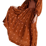 Womens-Floral-Embroidered-Maxi-Dress-Brown-1