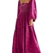 Womens-Floral-Embroidered-Maxi-Dress-Rosered-1