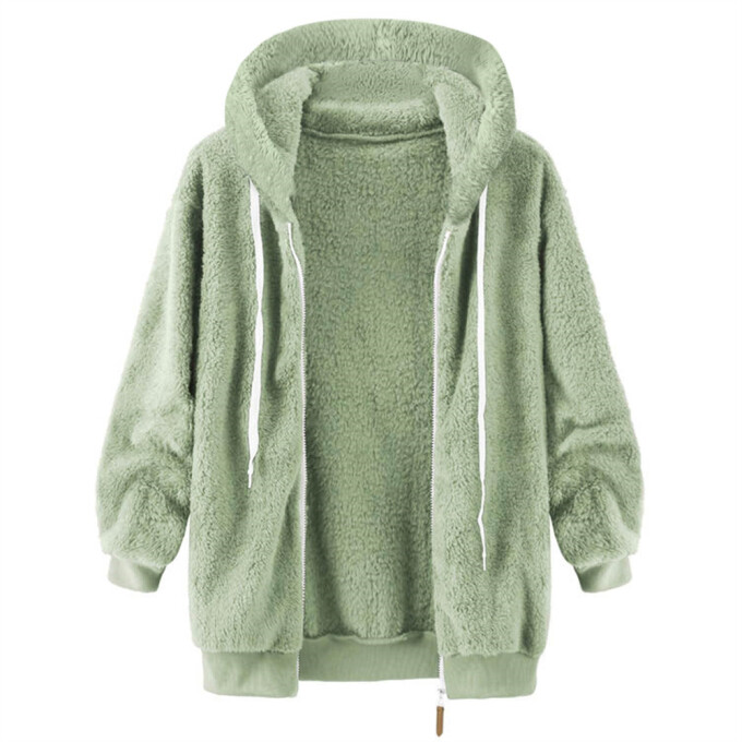 Womens-Winter-Fleece-Jacket-Hooded-Zipper-Sherpa-Coat-Green-2.jpg