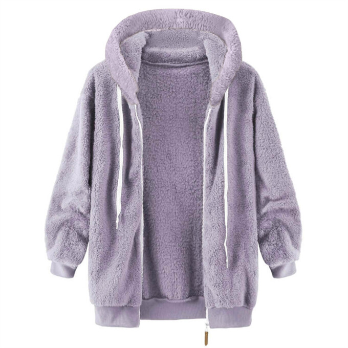 Womens-Winter-Fleece-Jacket-Hooded-Zipper-Sherpa-Coat-Purple-2.jpg