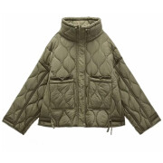 Womens-Winter-Oversized-Quilted-Jacket-Armygreen-1