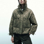 Womens-Winter-Oversized-Quilted-Jacket-Armygreen-6