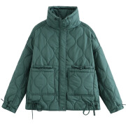 Womens-Winter-Oversized-Quilted-Jacket-Green-1