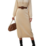 Womens-2023-Fall-Knit-Sweater-Maxi-Dress-Long-Sleeve-Button-V-Neck-Sweater-Long-Dress-Apricot-1