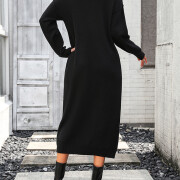 Womens-2023-Fall-Knit-Sweater-Maxi-Dress-Long-Sleeve-Button-V-Neck-Sweater-Long-Dress-Black-2