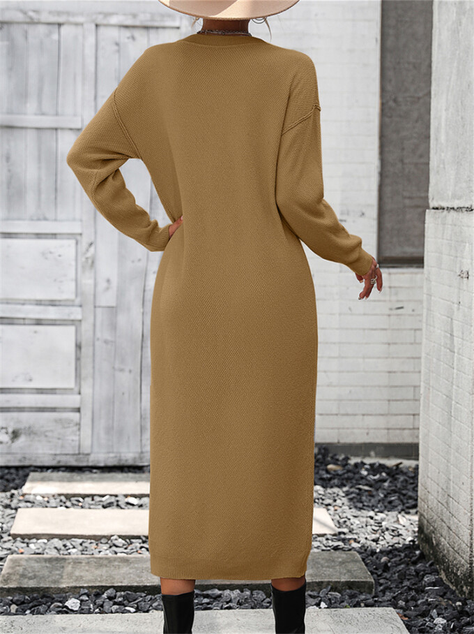 Womens-2023-Fall-Knit-Sweater-Maxi-Dress-Long-Sleeve-Button-V-Neck-Sweater-Long-Dress-Khaki-2.jpg