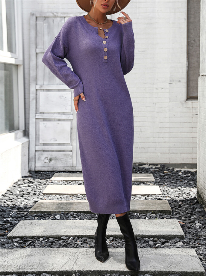 Womens-2023-Fall-Knit-Sweater-Maxi-Dress-Long-Sleeve-Button-V-Neck-Sweater-Long-Dress-Purple-6.jpg