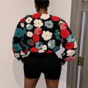 Womens-Cropped-Fleece-Floral-Print-Bomber-Jacket-Blackblue-2