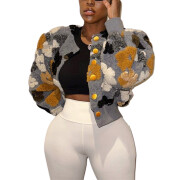 Womens-Cropped-Fleece-Floral-Print-Bomber-Jacket-Grey-1