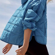 Womens-Winter-Pullover-Puffer-Jacket-Blue-2