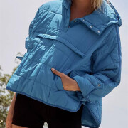 Womens-Winter-Pullover-Puffer-Jacket-Blue-3